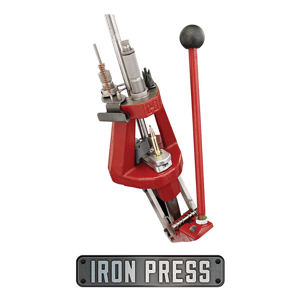 Hornady Lock-N-Load Iron Press Cast Iron - Heavy Duty, Ambidextrous Frame - Consistent, Precise Reloading - Efficient Priming System - Accessory Mounting Deck - Spring Assist Ram - Fast Changeovers - View 2