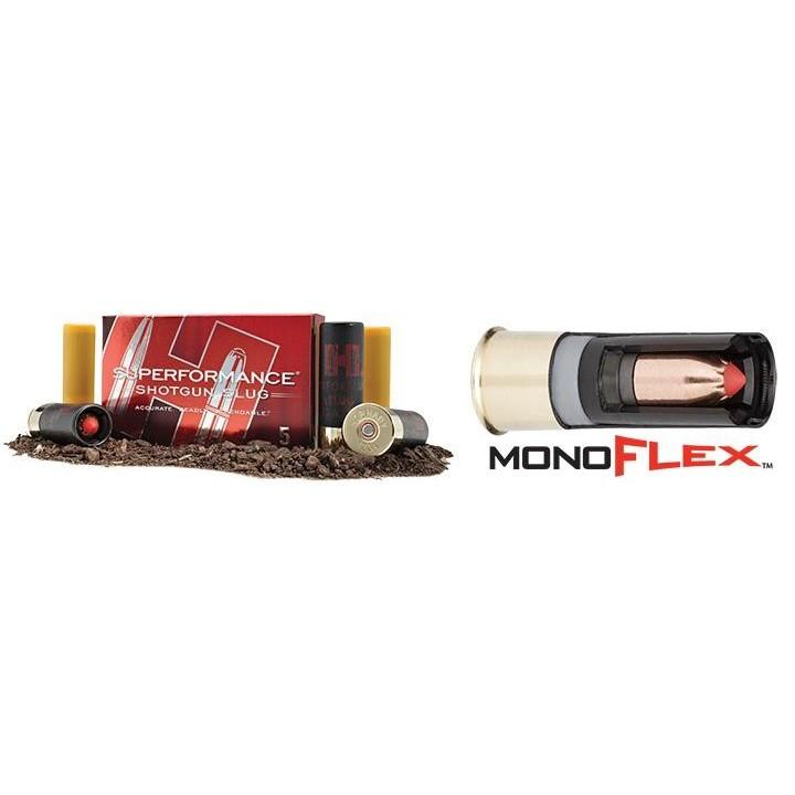 Hornady 86236 Superformance 12 GA 300 GR MonoFlex Slug Shot 5/box - View 2