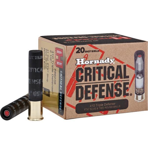 Hornady 86238 .410 Gauge 2.5 in Triple Defense 20 Rounds FTX Slug - View 2