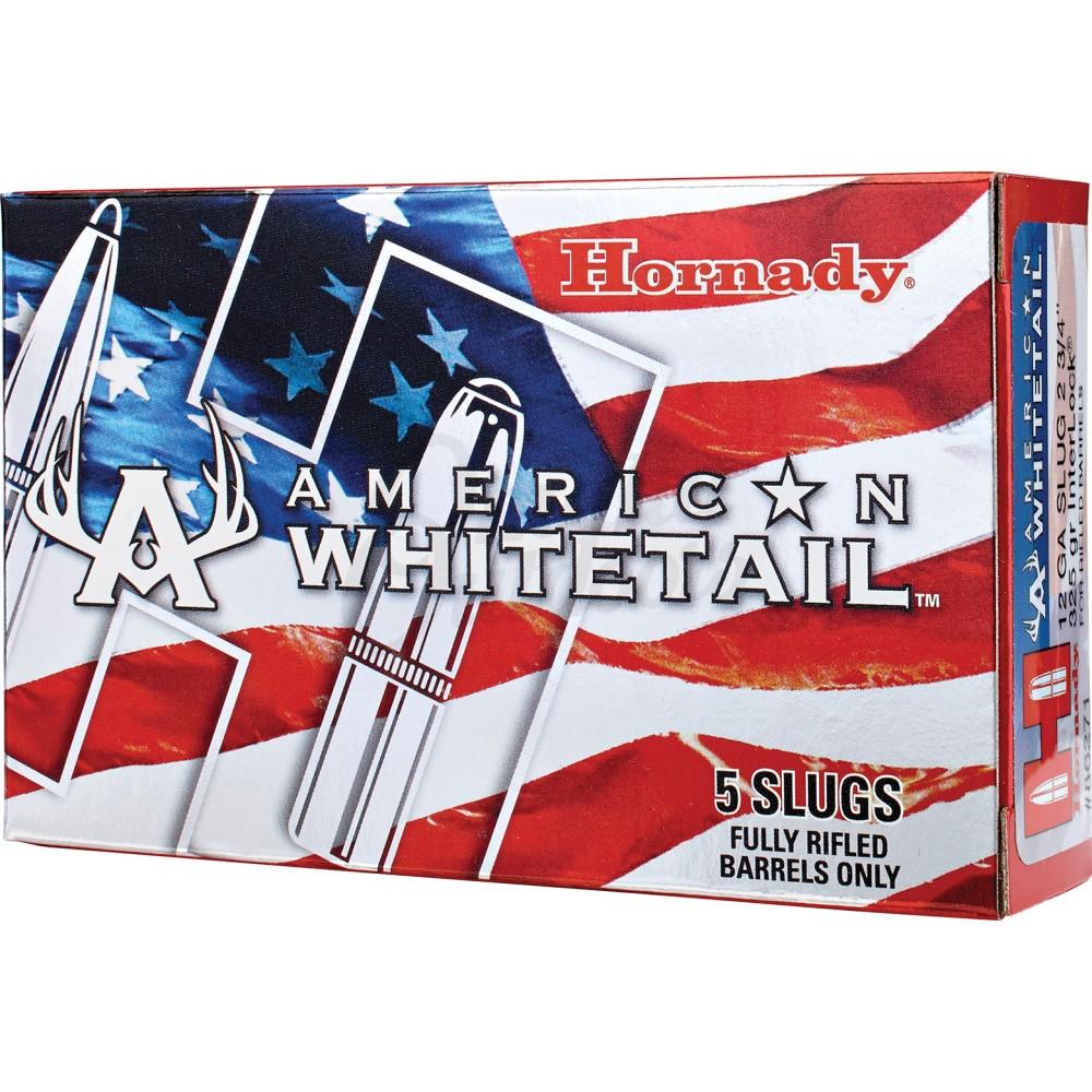 12 Gauge Ammo Hornady American Whitetail 2-3/4" Sabot Slug Interlock 325gr - View 2