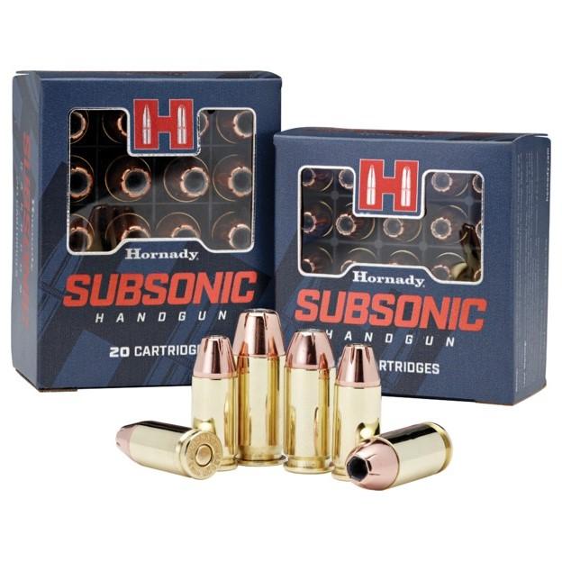 Hornady 90287 Subsonic Handgun 9mmLuger 147gr XTP 25 Per Box/10 Case - View 2