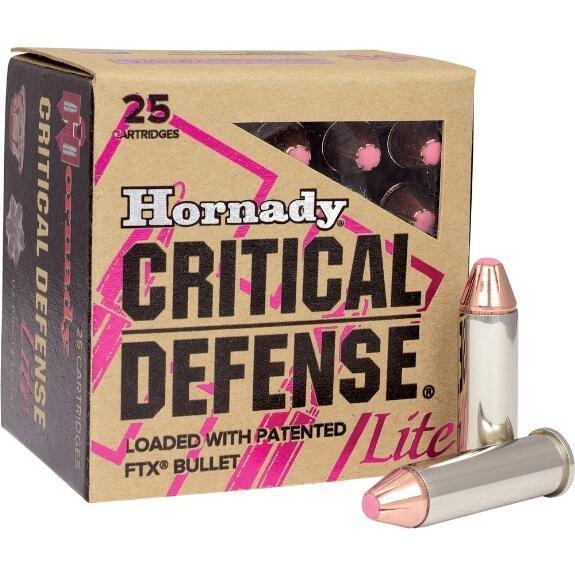 Hornady 90300 Critical Defense Lite 38 Special 90 gr 1200 fps Hornady Flex Tip eXpanding (FTX) 25 Bx/10 Cs - View 2