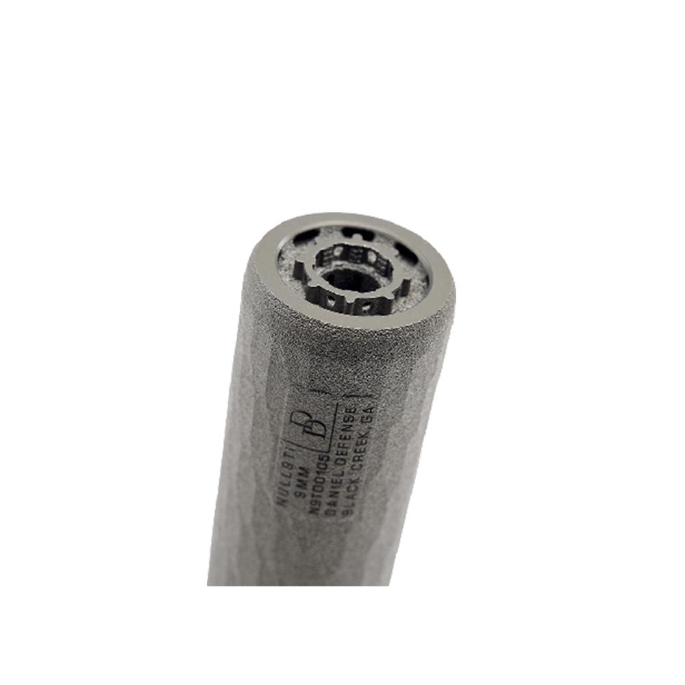 Daniel Defense 06-140-16309 NULL9Ti 9mm Hard Coat Anodized Clear NFA - Silencer - View 2