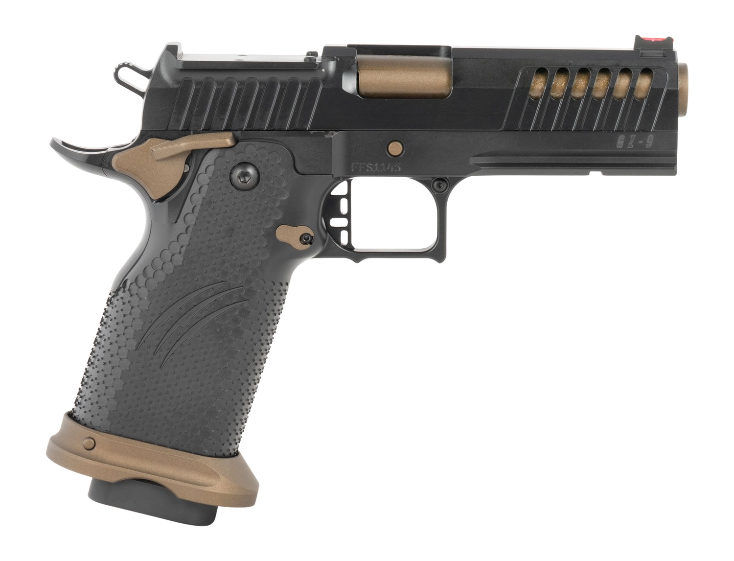 FIERCE FGZ-9-C-BBZ GRIZZ COMM 9MM 4.25 19R BRNZ - View 2