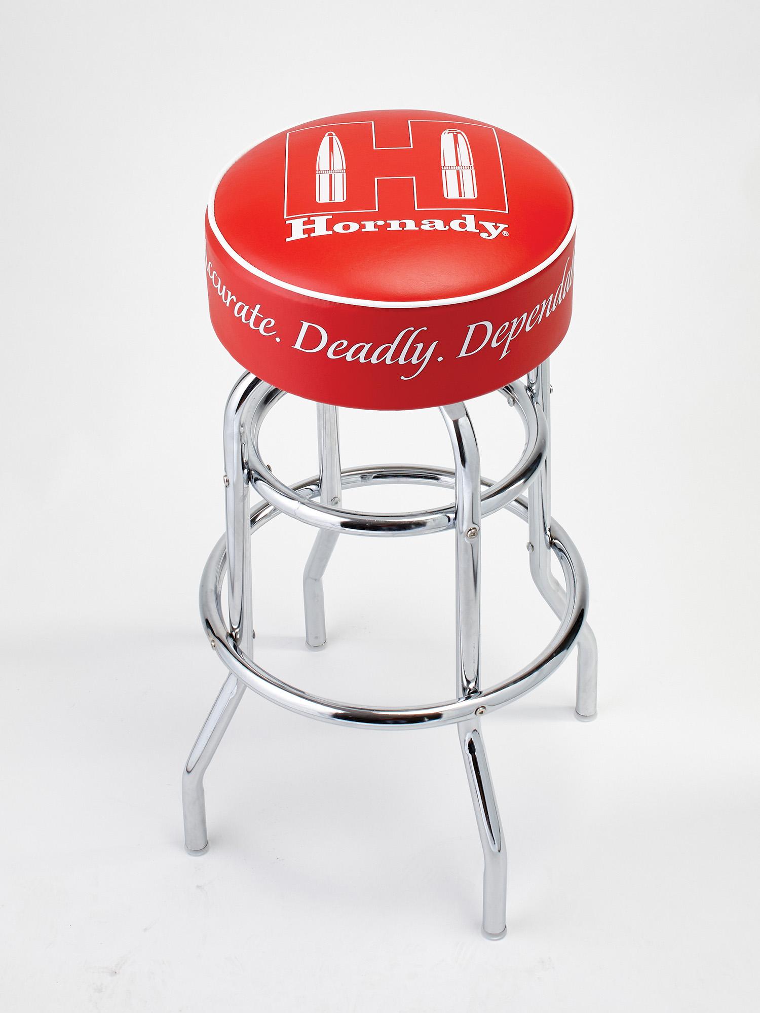 Hornady 99103 Reloading Bench Stool Chrome Red Steel Vinyl 20"x31" - View 2