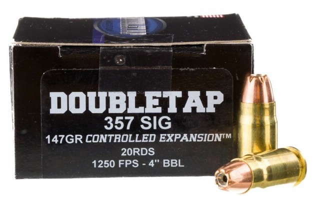DoubleTap 357S147CE .357 Sig 147gr JHP Controlled Expansion Ammo 20 Rounds - View 2