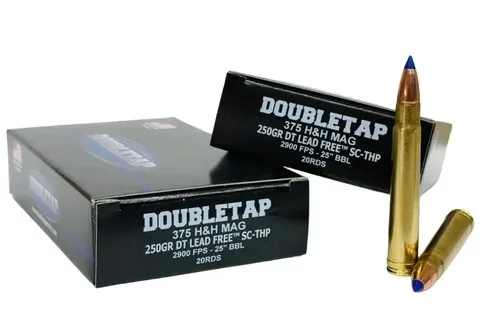 DoubleTap 375H250X .375 H&H 250gr SC-THP Lead Free Rifle Ammo 20/Box - View 2