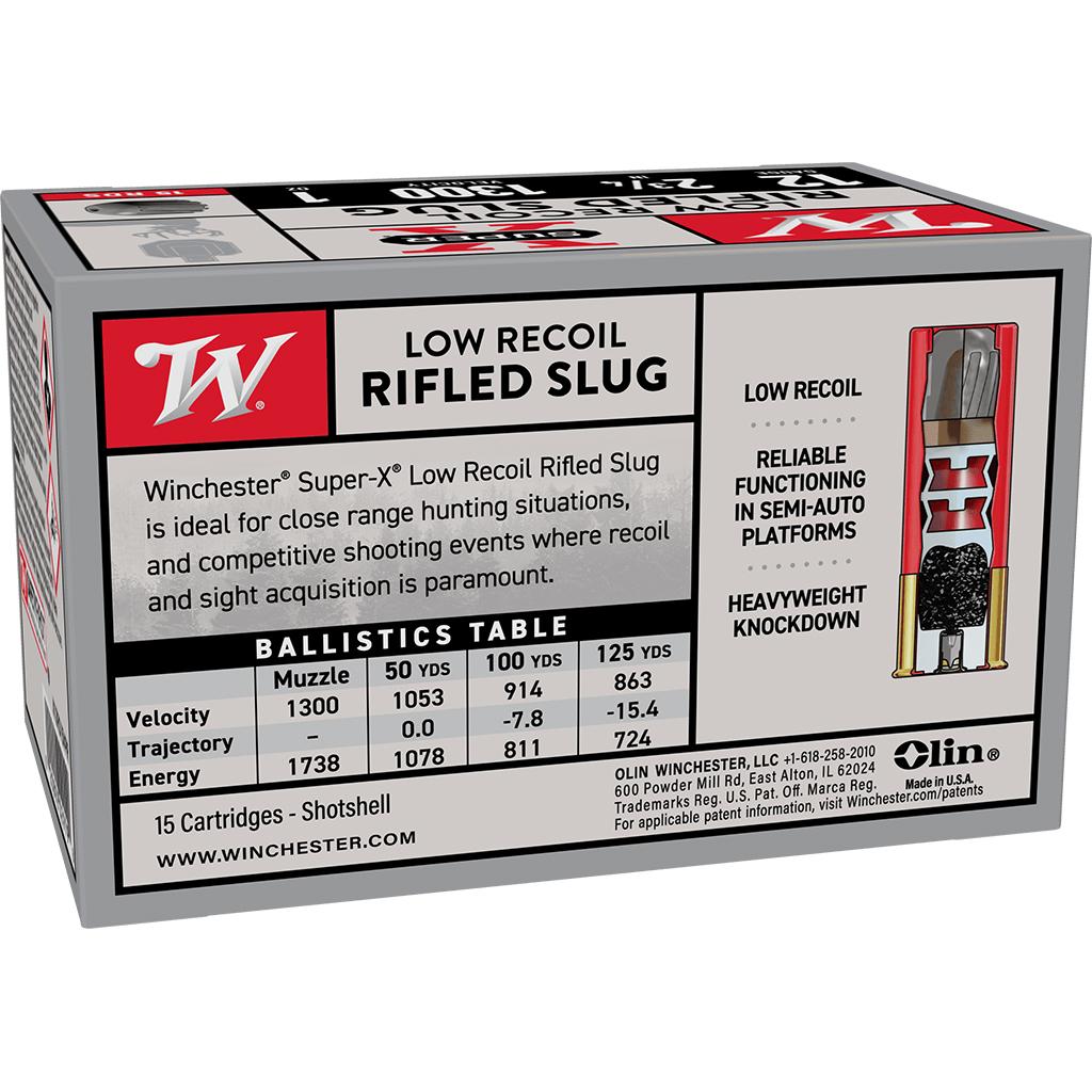 WIN X12RS15VPR 12G 2-3/4" SUPERX LR 1-OZ 15/10 - View 2