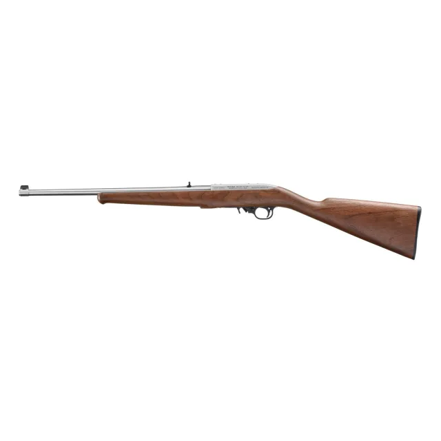 Ruger 32038 10/22 Carbine 22 LR 18.5" Satin Stainless Rifle - View 2