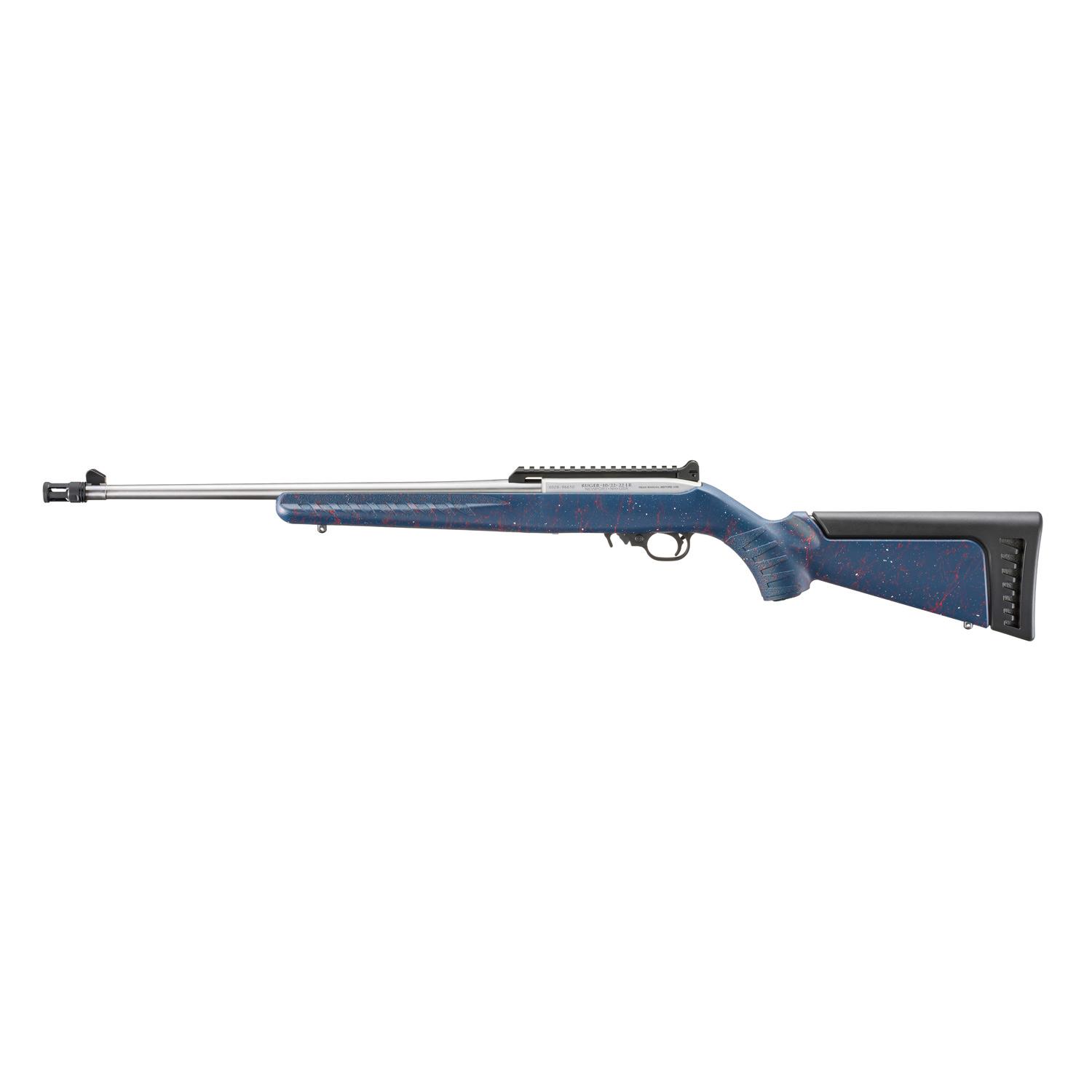 Ruger 32039 10/22 Carbine 22 LR 18.5" Satin Stainless Rifle - View 2