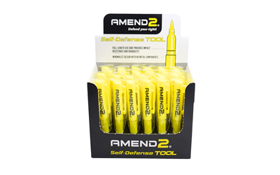 Amend2 G10 Self-Defense Pen Yellow Display with 24 Pens - View 2
