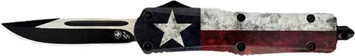 Templar LCAP331 Captain Gen II OTF Knife 3.5" 440C Blade Red/White/Blue - View 2