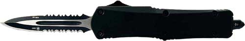 Templar Knife LBR431 Large OTF Black Rubber 3.5" Dagger Blade - View 2