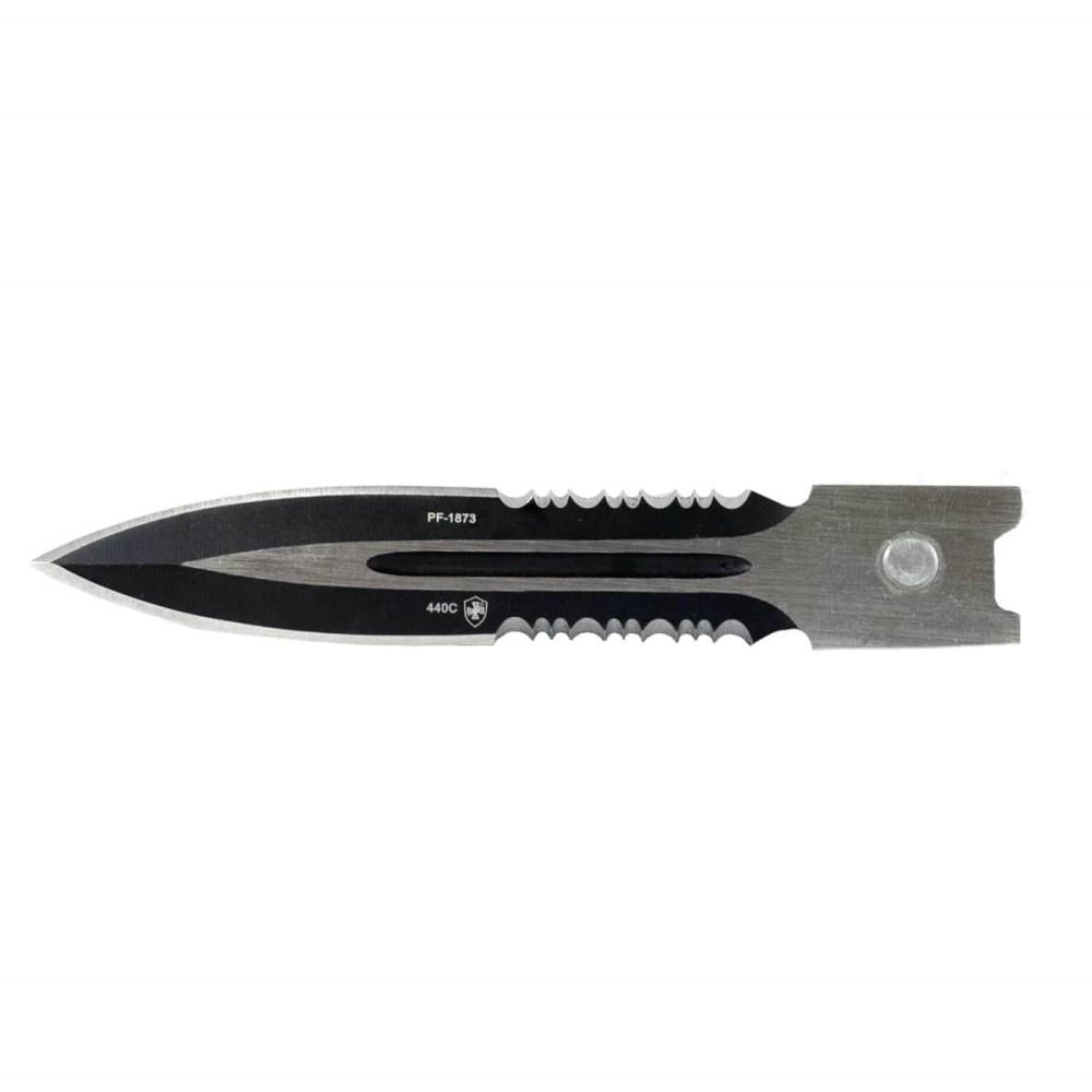 Templar SBR431 Black Gen II 2.25" OTF Dagger Part Serrated Blade - View 2