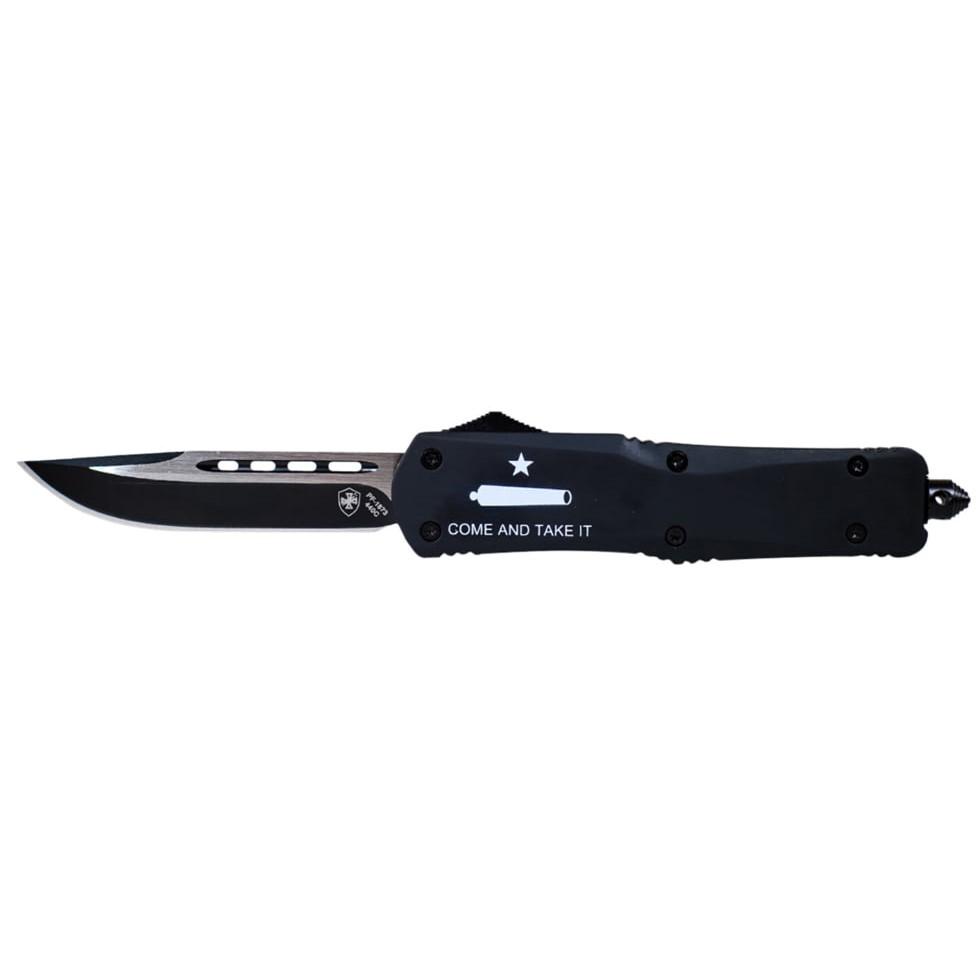 Templar LCATI331 Gen II OTF Knife 3.5" 440C Blade Black Handle - View 2