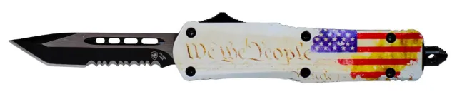 Templar SWTP531 We The People Gen II 2.25" OTF Tanto Knife Black Blade - View 2