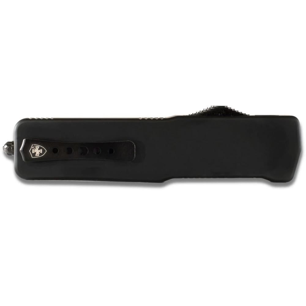 Templar LZBR321 Premium OTF Knife 3.55" D2 Blade Black Handle - View 2