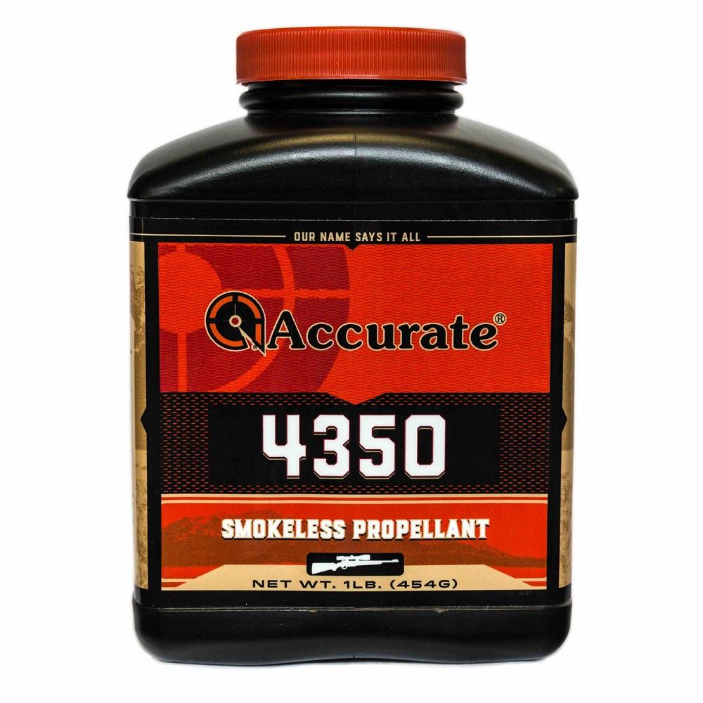 Accurate A43501 Smokeless Rifle Powder 1 lb - 4350 Burn Range - View 2