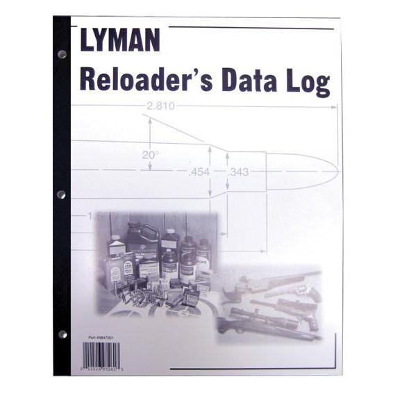 Lyman Reloader's Log Book 50 Pages - 0.50" x 8.60" x 11.00" - Softcover - View 2