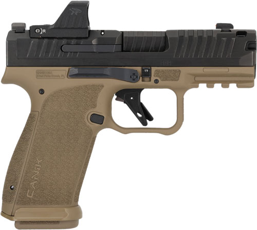 Canik METE MC9 Prime Pistol w/Dot 9mm 3.64 in. FDE/BLK Comp w/MeCanik MO1 17 - View 2