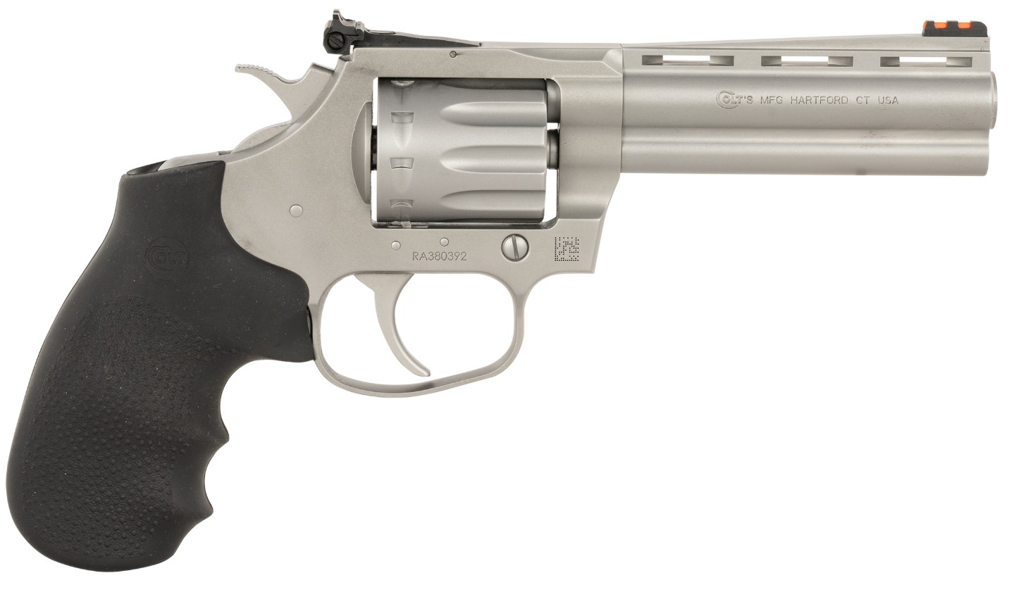 Colt KCOBRA22-SM4RFO .22 LR Revolver 4.25" SS Fiber Optic Sight 10-Rd - View 2