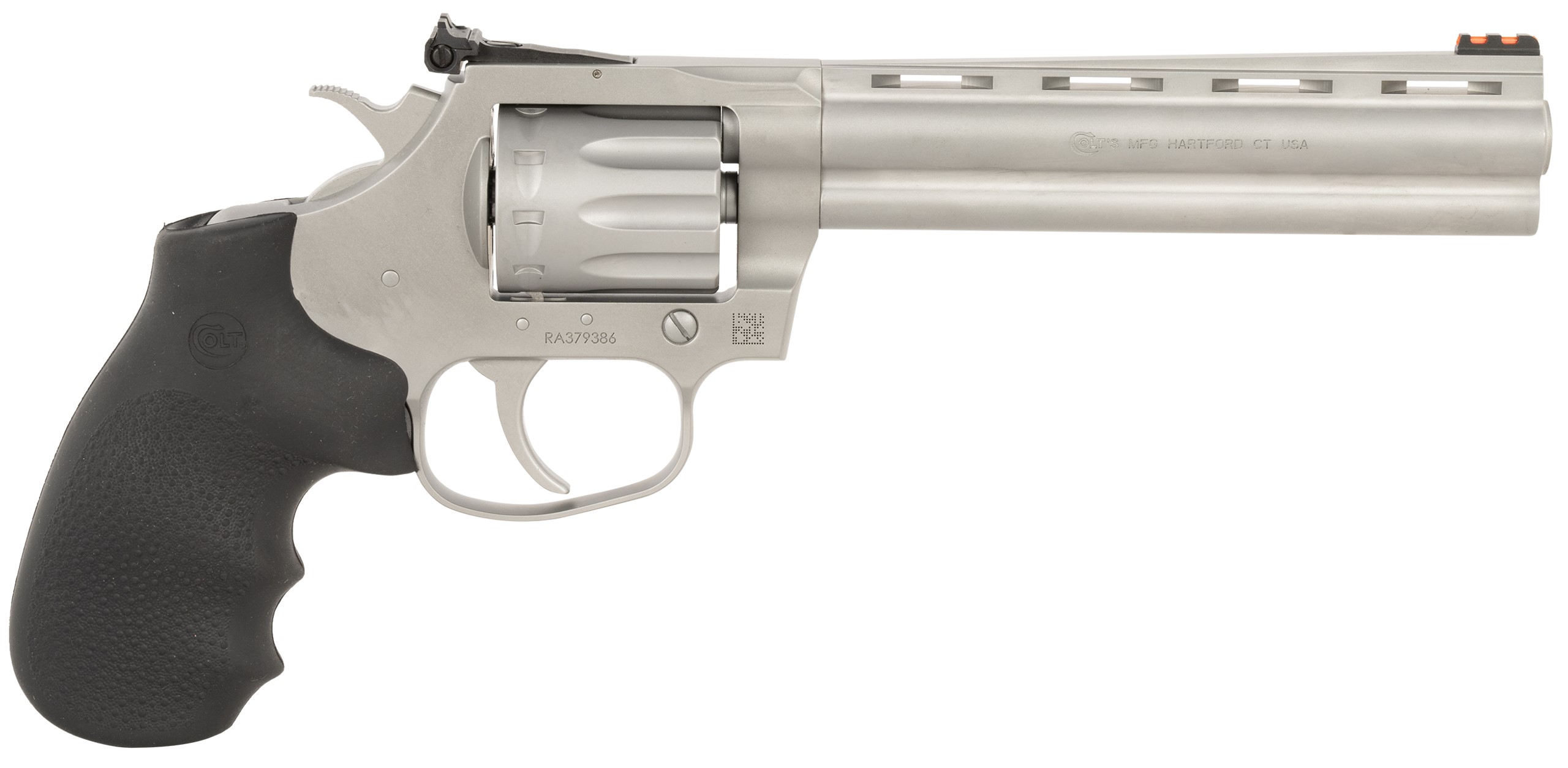 Colt KCOBRA22-SM6RFO .22LR 6" Revolver Matte SS Fiber Optic Sight - View 2