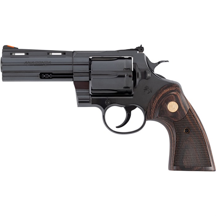 Colt Anaconda 44 Rem Mag 4.25 In 6-Rounds Blued Walnut Grip - View 2