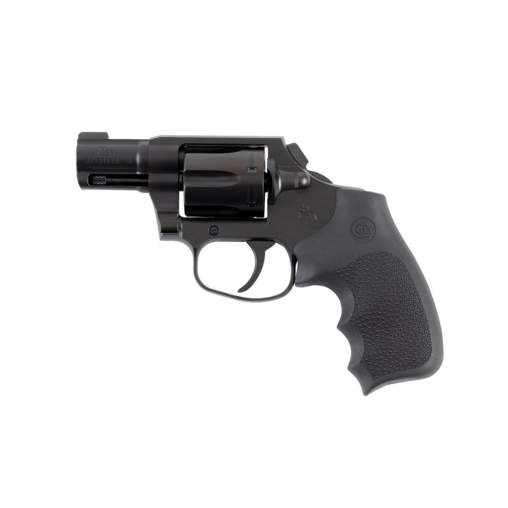 Colt Night Cobra Revolver 38 SPL 2 in. Black DLC w/Hogue Grip 6 rd. - View 2