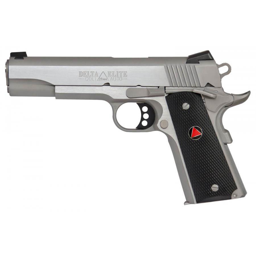 Colt 1911 Delta Elite 10mm 5in Stainless Steel 8+1 Semi-Automatic - View 2