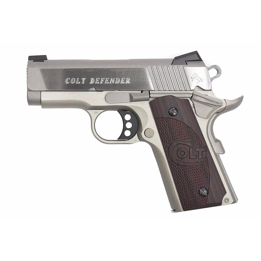 Colt 1911 Defender O7000XE .45 ACP 3 in Stainless 7+1 Single Action - View 2
