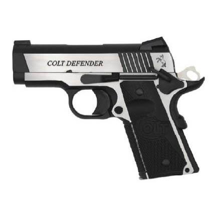 Colt O7082CE 1911 Combat Elite Defender 9mm 3" 8+1 Two-Tone Elite Finish Stainless Steel Frame & Slide, Night Sights - View 2