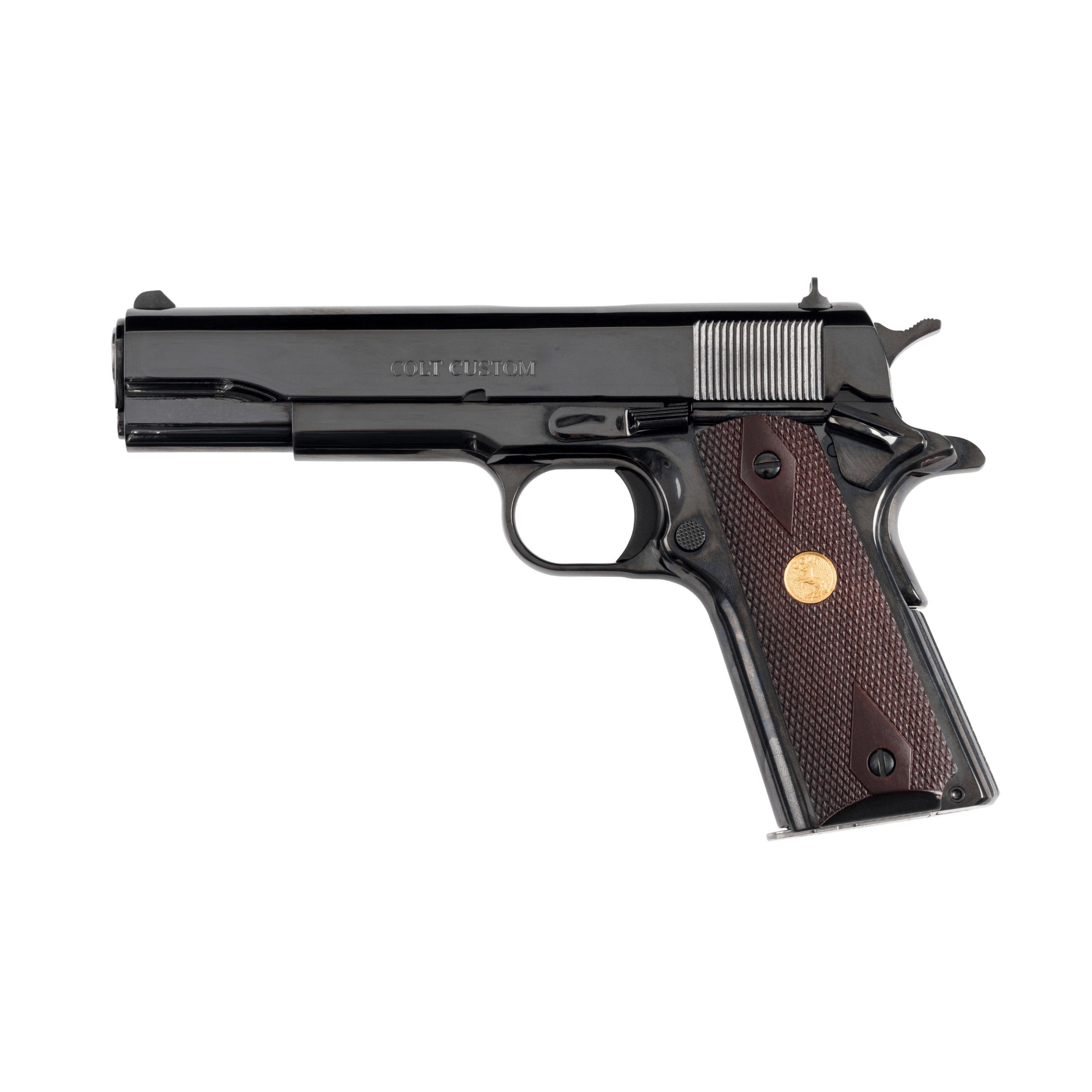 Colt O1911C38RB 1911 Pistol 38 Super 5" Royal Blue Finish - View 2