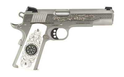 Colt Delta Elite 10MM 8+1 5" Stainless Steel Barrel Engraved Grip Safety - View 3