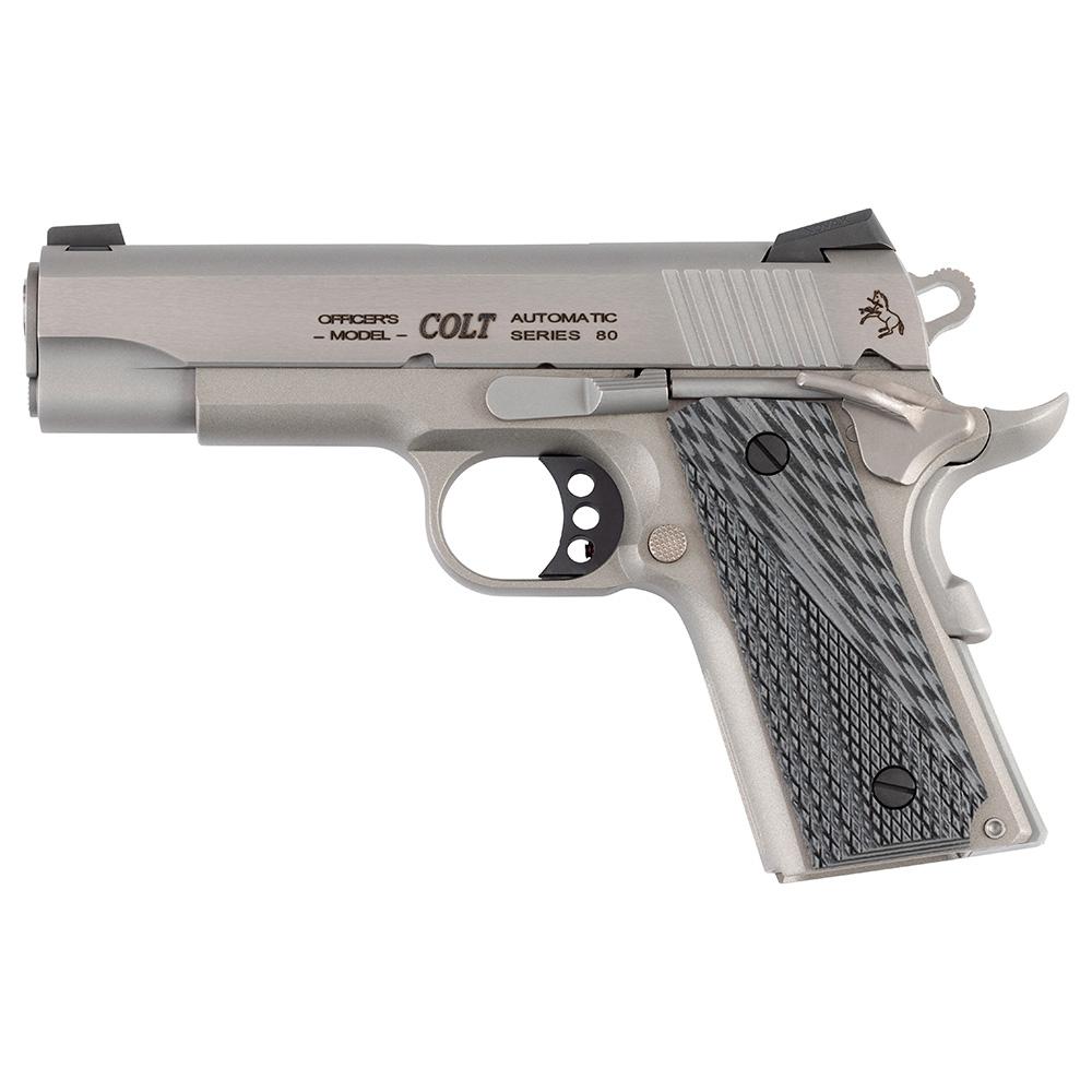 Colt O9840XE Lightweight Officers 45 ACP 4.25" Stainless Cerakote Pistol - View 2