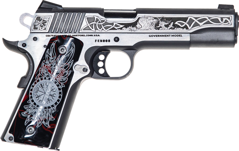 Colt Delta Elite Fenrir 10mm 5 In 8+1 Stainless Steel Engraved Grips - View 2