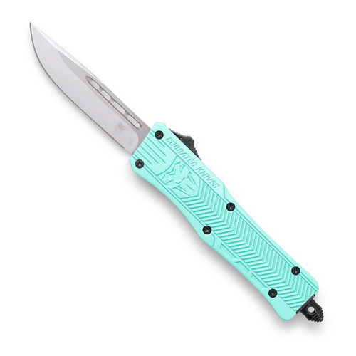 CobraTec STFCTK1SDNS CTK-1 Small 2.75" D2 OTF Knife Tiffany Blue Handle - View 2