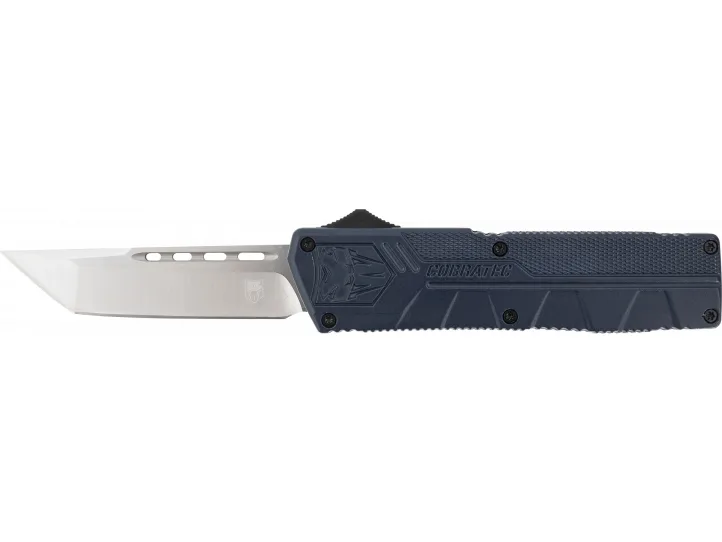 CobraTec NYCTLWTNS Lightweight 3.25" OTF Tanto D2 Blade NYPD Blue Handle - View 2