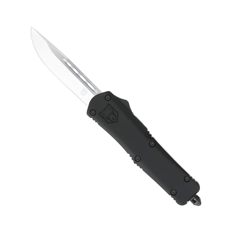 CobraTec MBFS-3DNS FS-3 Medium OTF Knife 3" D2 Steel Drop Blade Black - View 2