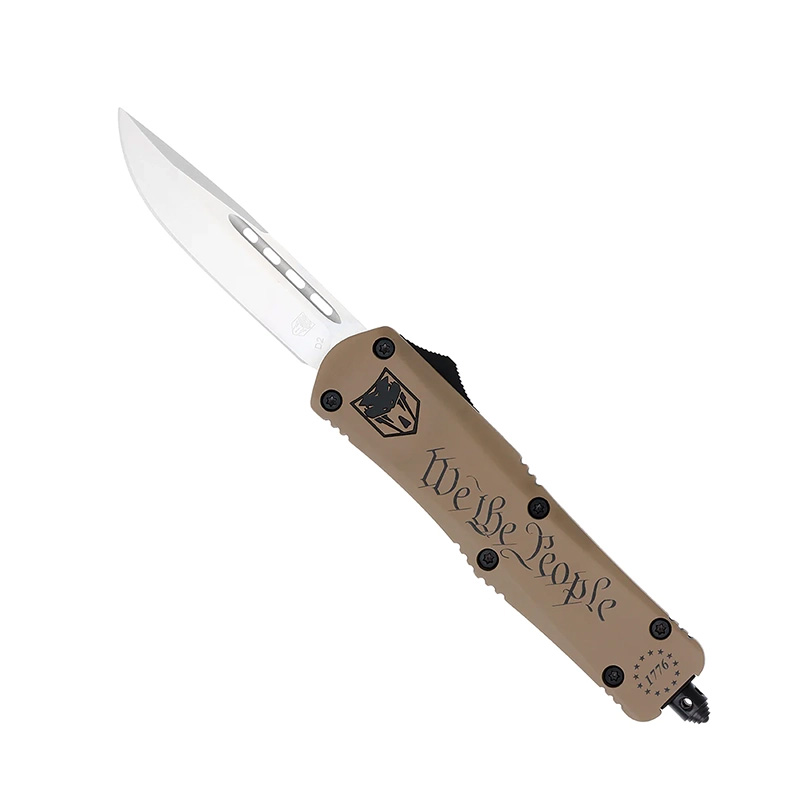CobraTec MWTPFS-3DNS We the People OTF Knife 3" D2 Steel Glass Breaker - View 2