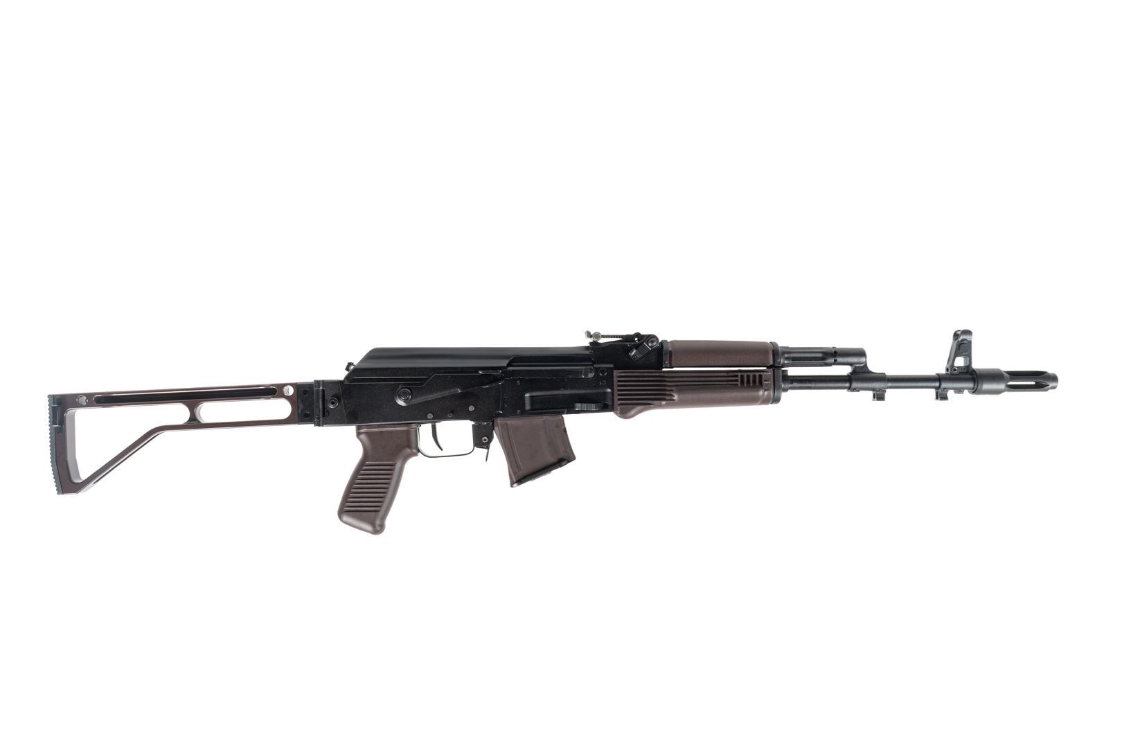 Arsenal SAM7SF 7.62x39mm Semi-Auto AK-47 Rifle with Aluminum Side Folding Stock and Arsenal Hard Case Plum - View 2