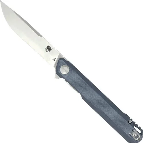 CobraTec CTMONGRY Monarch 3.5" D2 Blade Folding Knife Gray G10 Handle - View 2