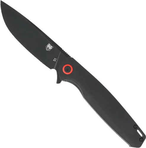 CobraTec Knives Rath EDC CTRATHBLK 3.5 In D2 Steel G10 Handle - View 2