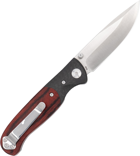 CobraTec Knives CTBRN Baron EDC 3.25" Folding Drop Point Plain Satin... - View 2