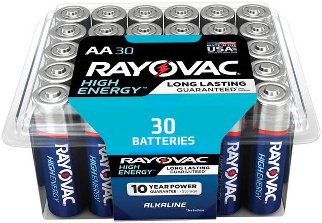 Energizer 012800496938 Ray-O-Vac AA Alkaline Batteries 30-Pack - View 2