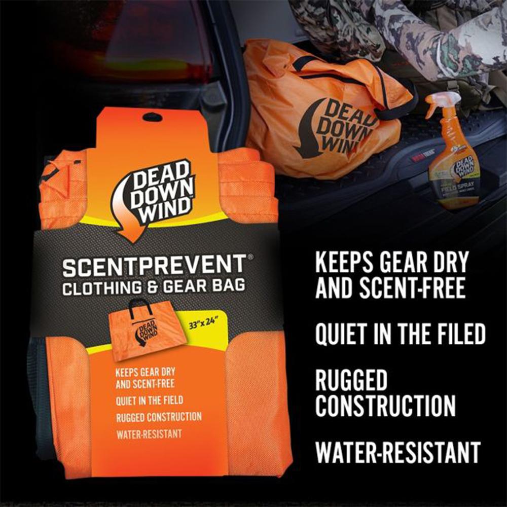 Dead Down Wind 30603 Scent Control Bag Orange 33"x24" Water Resistant - View 2