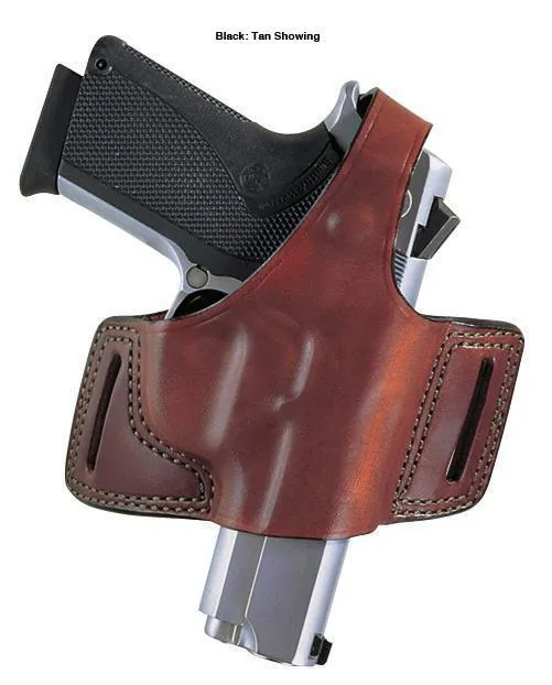 Bianchi 15706 Black Widow Holster Right Hand Black Leather OWB - View 2
