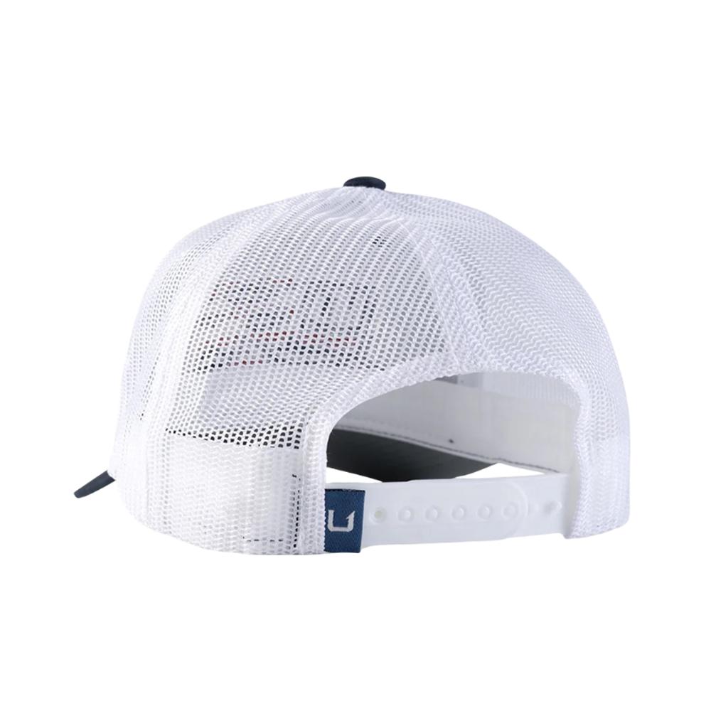 Huk Trophy Flag Trucker Hat Naval Academy - View 2