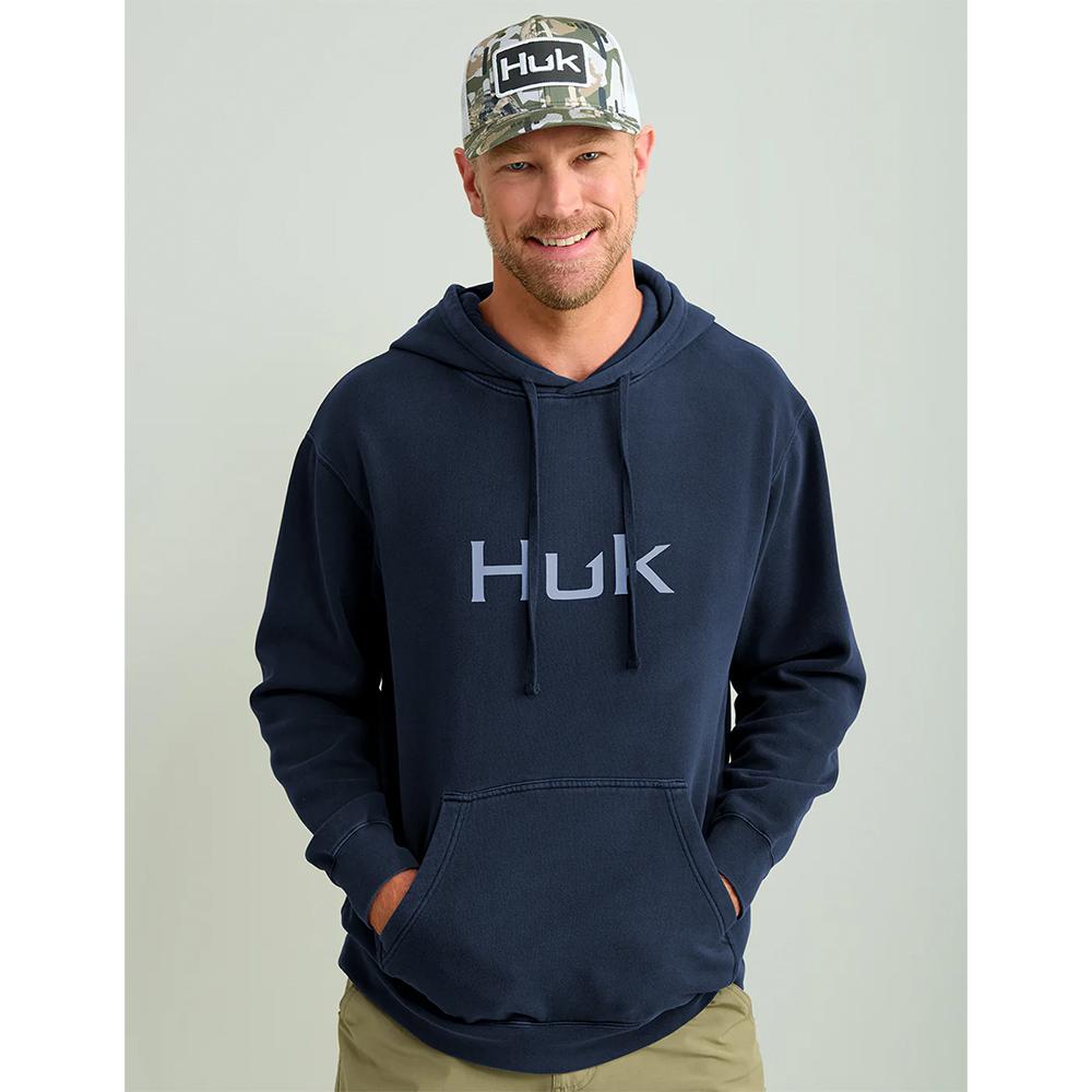 Huk H1300094-413-S Huk'd Up Logo Long Sleeve Hoodie Naval Academy S - View 2