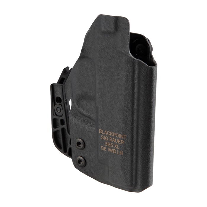 Sig Sauer P365 XL Left Hand IWB Holster Kydex Black Adjustable Ride - View 2