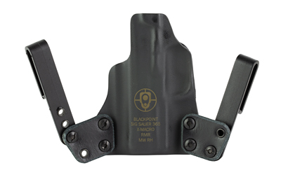 BlackPoint Tactical Mini Wing IWB Holster Sig P365 X-Macro Right Hand Black - View 3